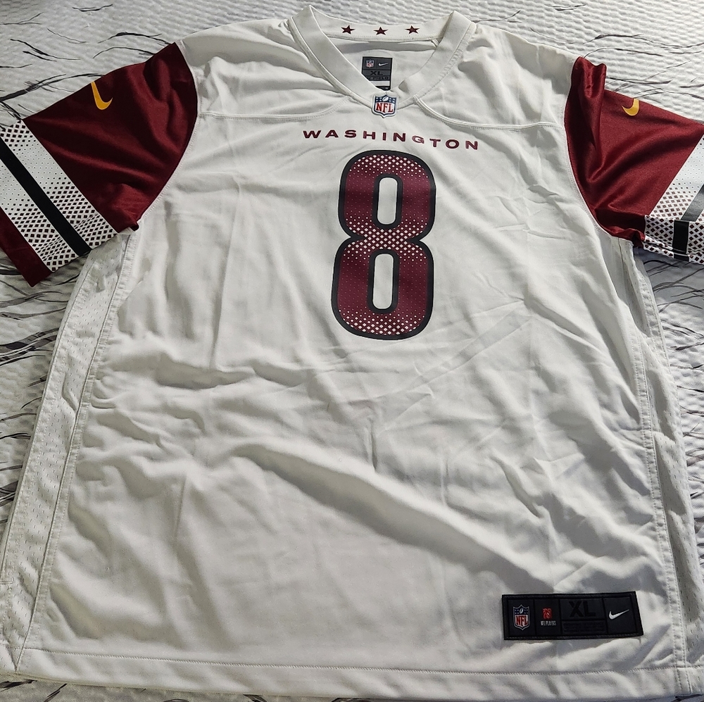 AUTHENTIC NIKE WASHINGTON COMMANDERS BRIAN ROBINSON JR #8 JERSEY SIZE XL